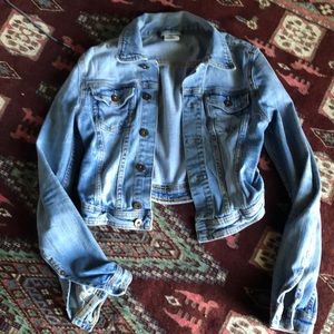 H&M faded denim jacket 34